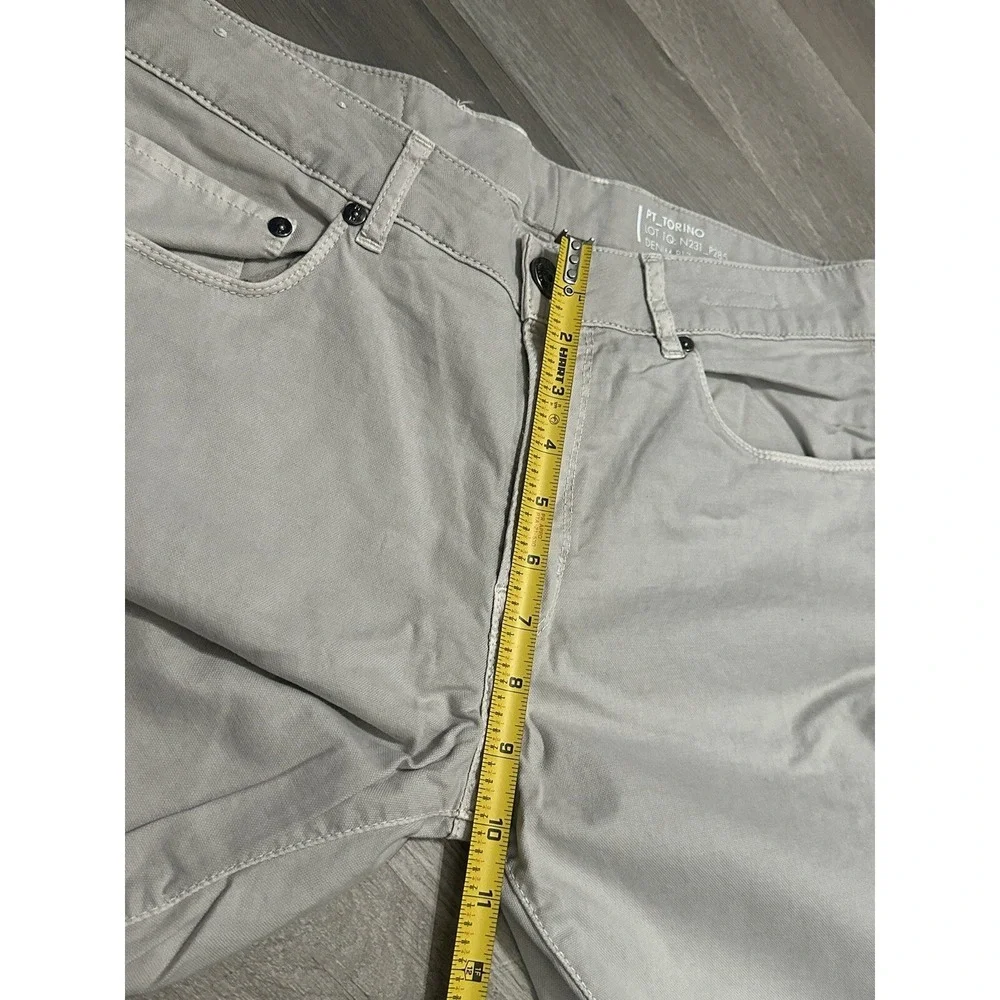 PT Torino Jazz Men's Denim RLZ Cotton Blend Beige Pants - Size 32x27